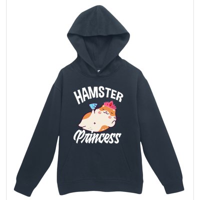 Hamster Princess Funny Hamster Lover Gift Urban Pullover Hoodie