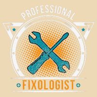 Handyman Professional Fixologist for Funny Repairman Team  Zip Tote Bag