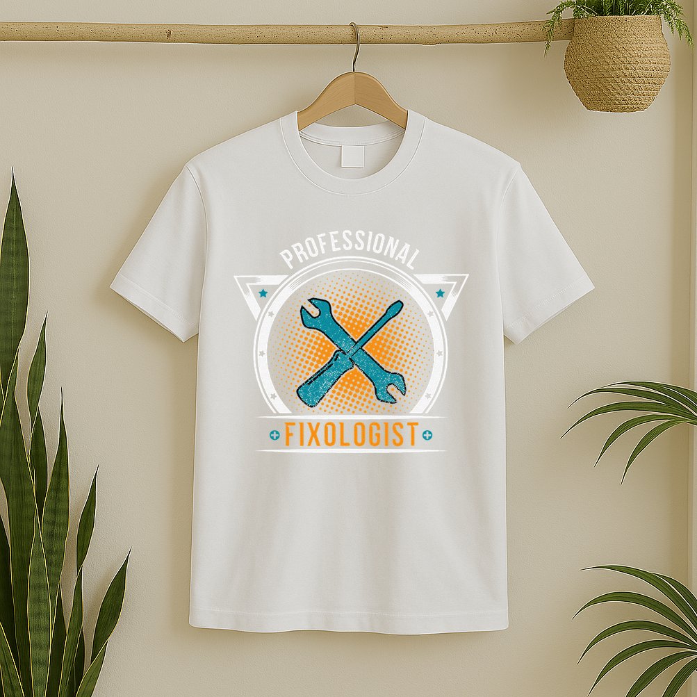 Handyman Professional Fixologist for Funny Repairman Team  T-Shirt