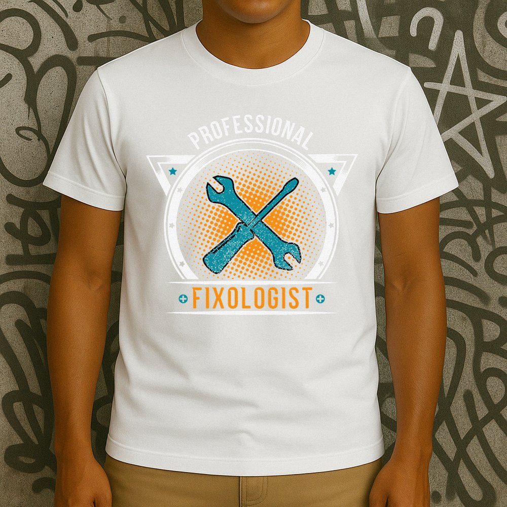 Handyman Professional Fixologist for Funny Repairman Team  T-Shirt
