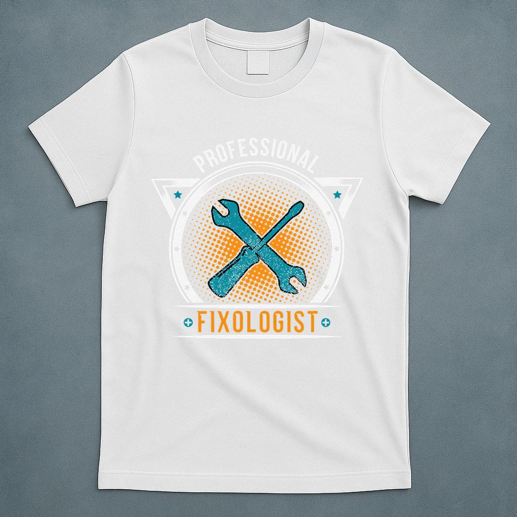 Handyman Professional Fixologist for Funny Repairman Team  T-Shirt