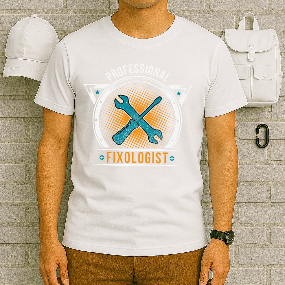 Handyman Professional Fixologist for Funny Repairman Team  T-Shirt