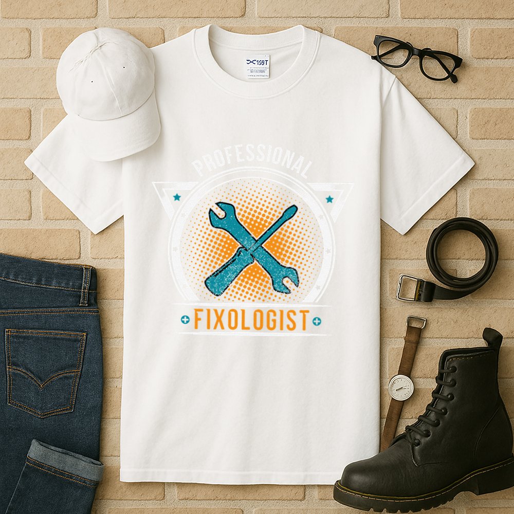 Handyman Professional Fixologist for Funny Repairman Team  Tall T-Shirt