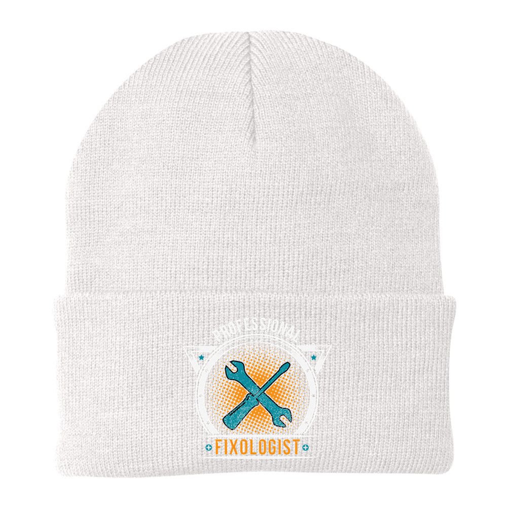 Handyman Professional Fixologist for Funny Repairman Team  Beanie