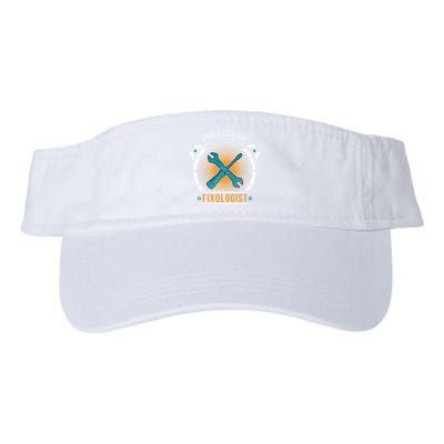 Handyman Professional Fixologist for Funny Repairman Team  Visor