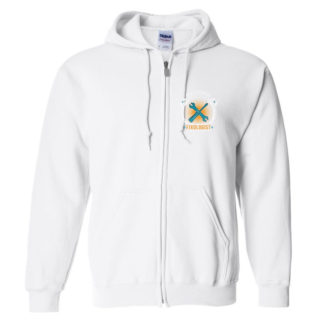 Handyman Professional Fixologist for Funny Repairman Team  Full Zip Hoodie
