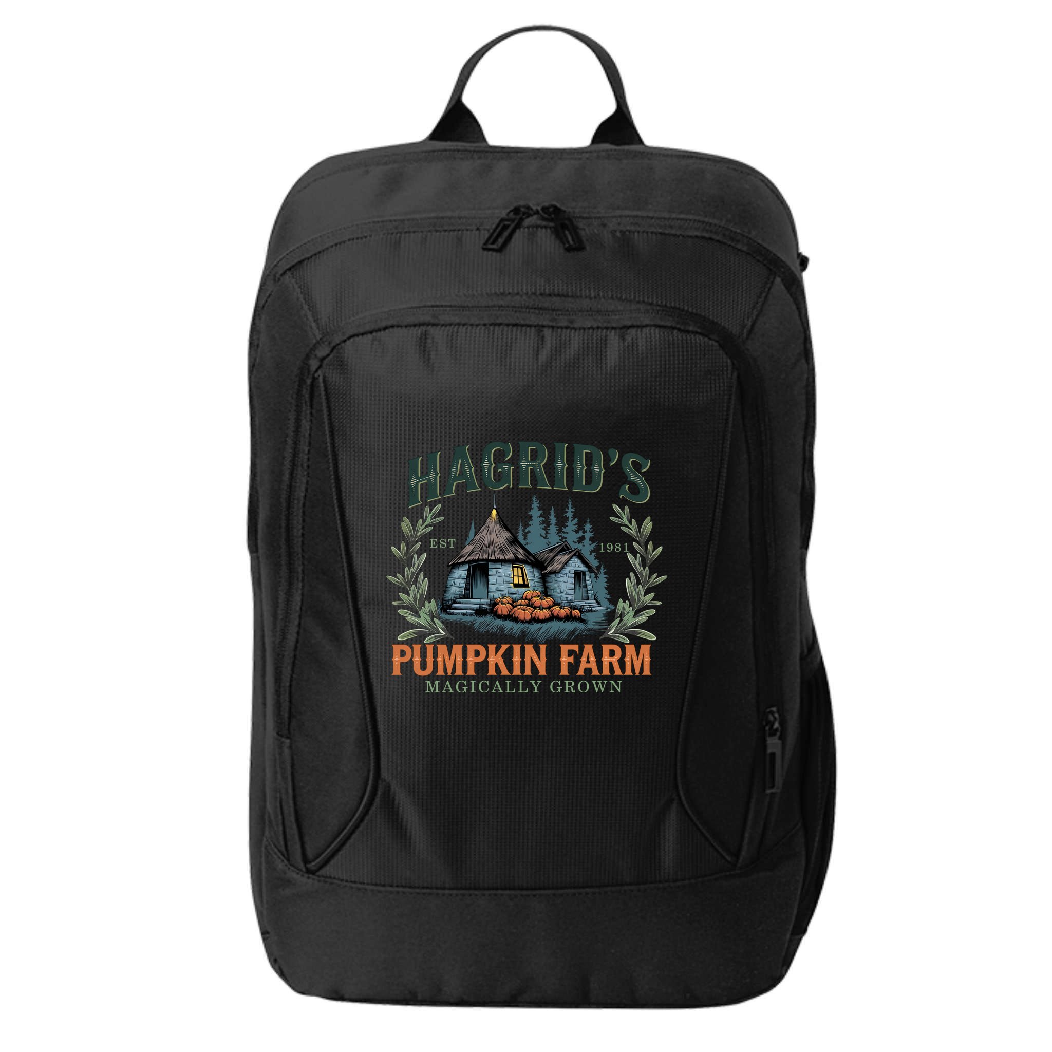 HagridS Pumpkin Farm Magically Grown Est 1981 City Backpack