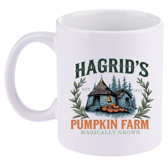 HagridS Pumpkin Farm Magically Grown Est 1981 11oz C Handle Ceramic Mug