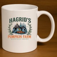 HagridS Pumpkin Farm Magically Grown Est 1981 11oz C Handle Ceramic Mug