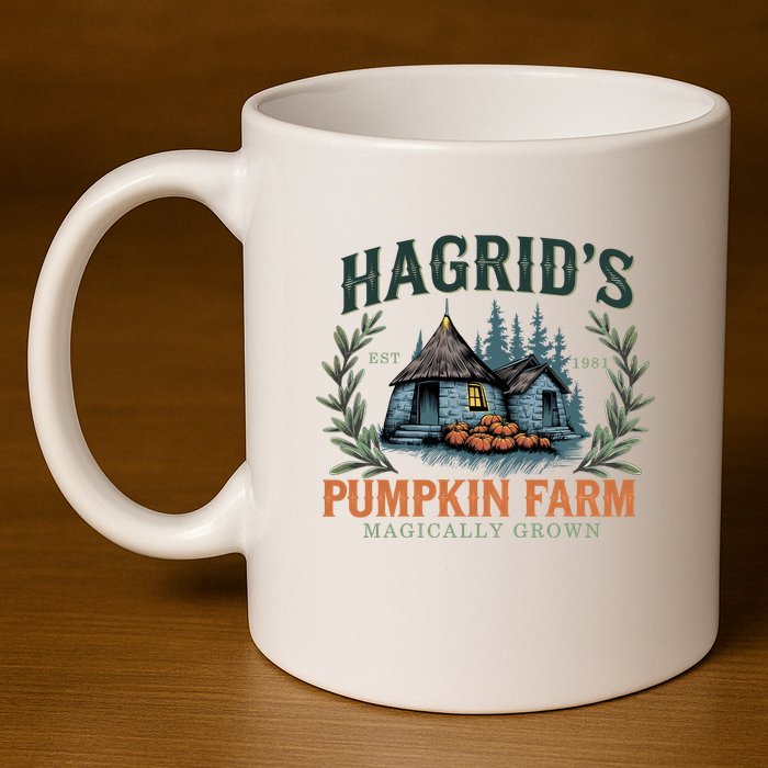 HagridS Pumpkin Farm Magically Grown Est 1981 11oz C Handle Ceramic Mug
