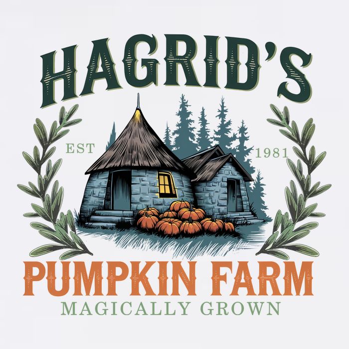 HagridS Pumpkin Farm Magically Grown Est 1981 Flat Bill Trucker Hat
