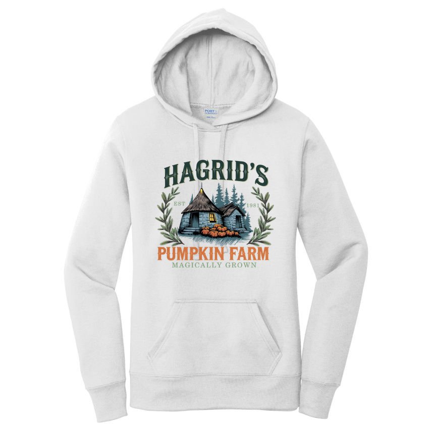 HagridS Pumpkin Farm Magically Grown Est 1981 Women's Pullover Hoodie