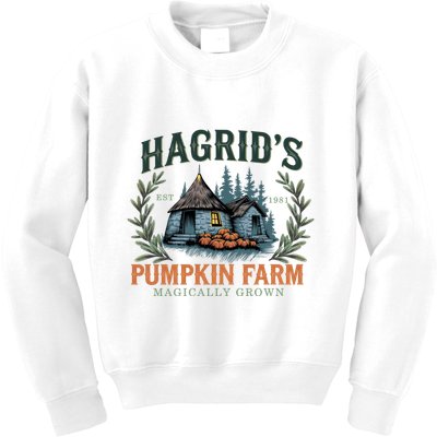 HagridS Pumpkin Farm Magically Grown Est 1981 Kids Sweatshirt