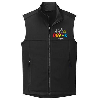 Hello Pre-K Fun Back to School Teacher Student Gift Collective Smooth Fleece Vest