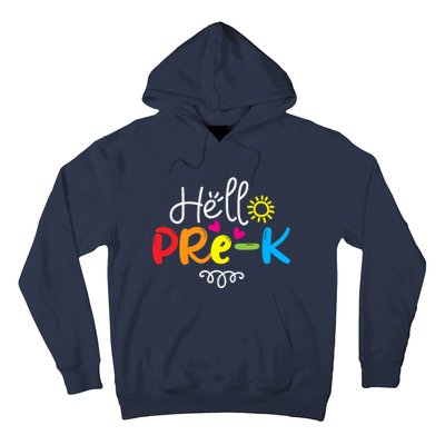 Hello Pre-K Fun Back to School Teacher Student Gift Hoodie