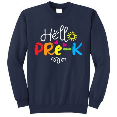 Hello Pre-K Fun Back to School Teacher Student Gift Sweatshirt