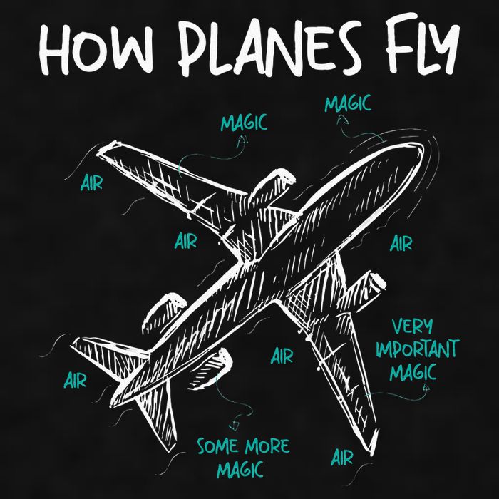How Planes Fly Aerospace Engineer Aeronautical Engineering Ladies PosiCharge Tri-Blend Wicking Tank