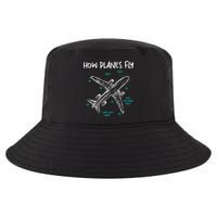 How Planes Fly Aerospace Engineer Aeronautical Engineering Cool Comfort Performance Bucket Hat