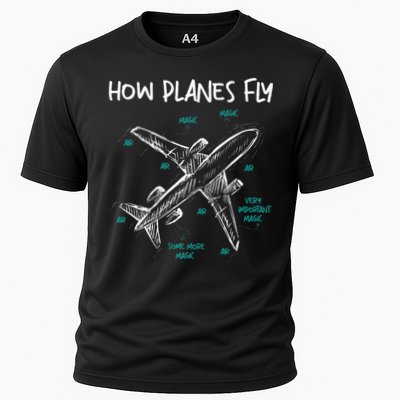 How Planes Fly Aerospace Engineer Aeronautical Engineering Performance Shirt