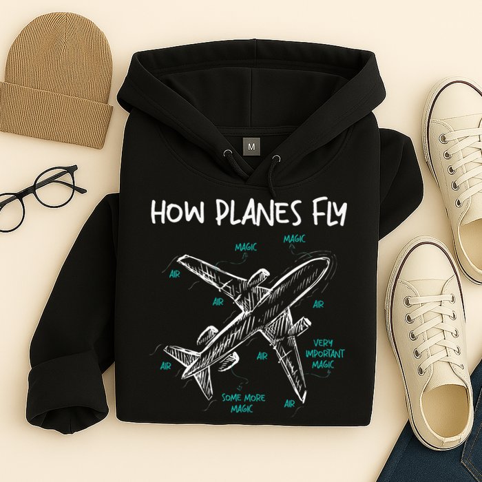 How Planes Fly Aerospace Engineer Aeronautical Engineering Hoodie