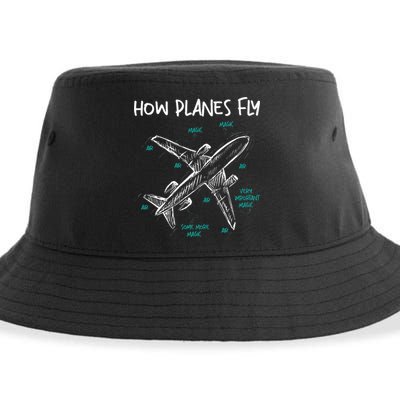 How Planes Fly Aerospace Engineer Aeronautical Engineering Sustainable Bucket Hat