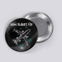 How Planes Fly Aerospace Engineer Aeronautical Engineering Button