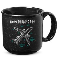 How Planes Fly Aerospace Engineer Aeronautical Engineering 15oz Campfire Ceramic Mug