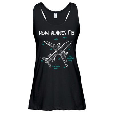 How Planes Fly Aerospace Engineer Aeronautical Engineering Ladies Essential Flowy Tank
