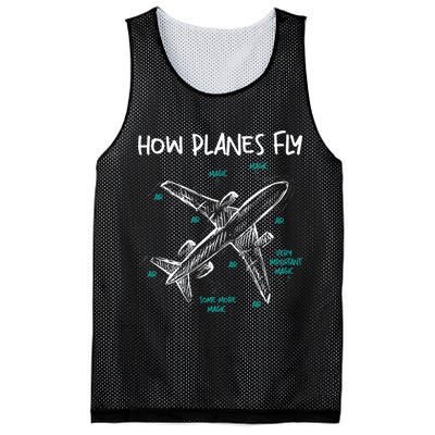 How Planes Fly Aerospace Engineer Aeronautical Engineering Mesh Reversible Basketball Jersey Tank