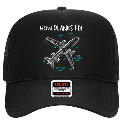 How Planes Fly Aerospace Engineer Aeronautical Engineering Trucker Hat
