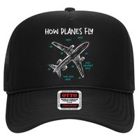 How Planes Fly Aerospace Engineer Aeronautical Engineering Trucker Hat