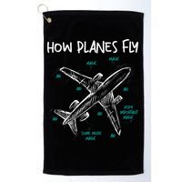 How Planes Fly Aerospace Engineer Aeronautical Engineering Golf Towel