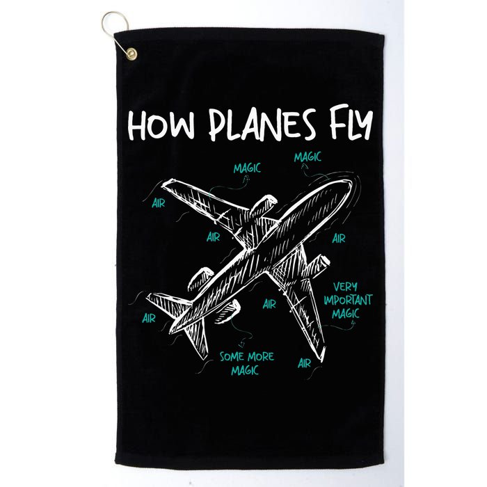 How Planes Fly Aerospace Engineer Aeronautical Engineering Golf Towel