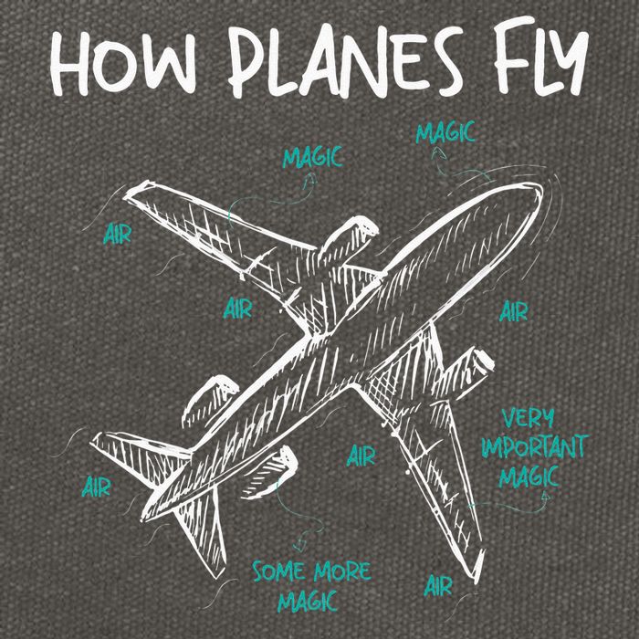 How Planes Fly Aerospace Engineer Aeronautical Engineering Cotton Canvas Backpack