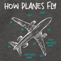 How Planes Fly Aerospace Engineer Aeronautical Engineering Vector Backpack