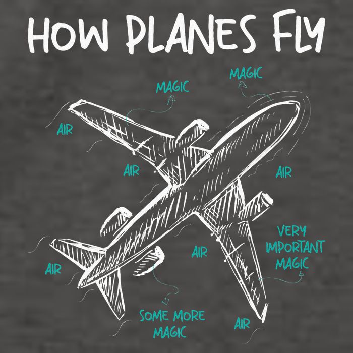 How Planes Fly Aerospace Engineer Aeronautical Engineering Vector Backpack