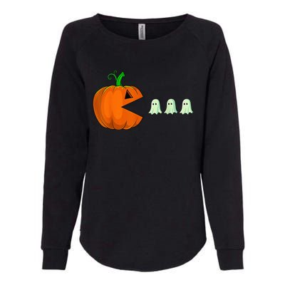 Halloween Pumpkin Funny Ghosts Boy Kid Wo  Womens California Wash Sweatshirt