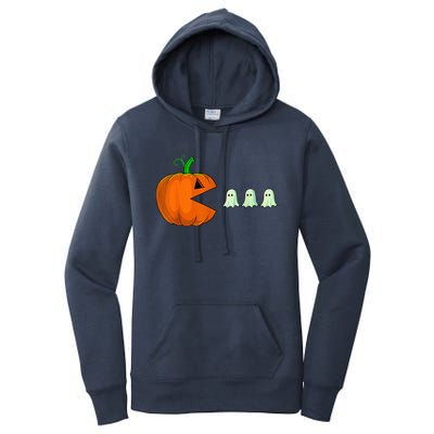 Halloween Pumpkin Funny Ghosts Boy Kid Wo  Women's Pullover Hoodie