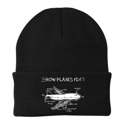 How Planes Fly Aerospace Engineering Aviation Tee Beanie