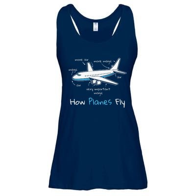 How Planes Fly Aerospace Engineering Design Aviation Gift Ladies Essential Flowy Tank