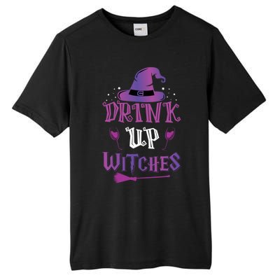 Halloween Party Fun Purple Orange Quote Up Witches Meaningful Gift Tall Fusion ChromaSoft Performance T-Shirt