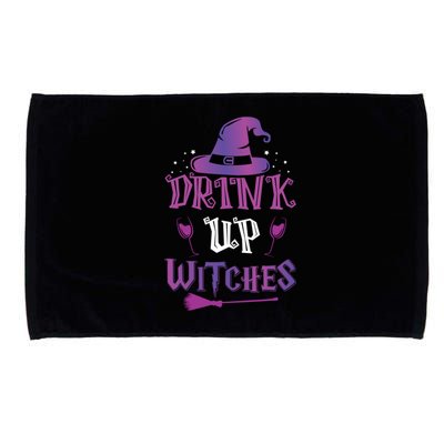 Halloween Party Fun Purple Orange Quote Up Witches Meaningful Gift Microfiber Hand Towel