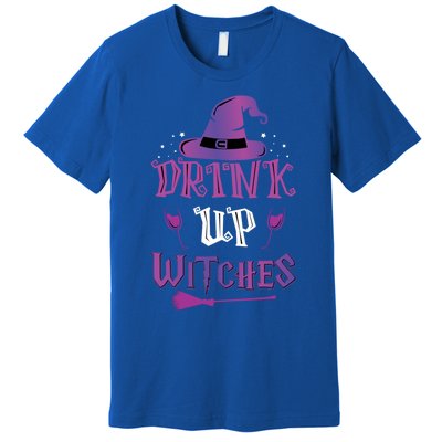 Halloween Party Fun Purple Orange Quote Up Witches Meaningful Gift Premium T-Shirt