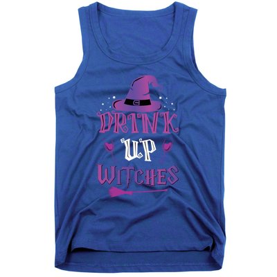 Halloween Party Fun Purple Orange Quote Up Witches Meaningful Gift Tank Top