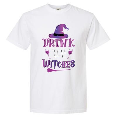 Halloween Party Fun Purple Orange Quote Up Witches Meaningful Gift Garment-Dyed Heavyweight T-Shirt