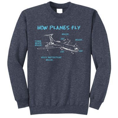 How Planes Fly Funny Aerospace Engineer Engineering Sweatshirt