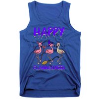 Halloween Pink Flamingo Happy Flamingoween Mummy Witch Gift Tank Top