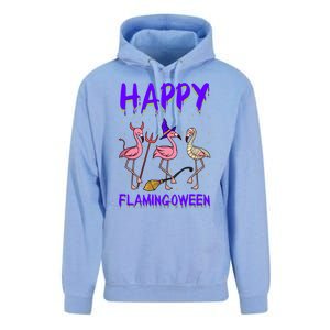 Halloween Pink Flamingo Happy Flamingoween Mummy Witch Gift Unisex Surf Hoodie