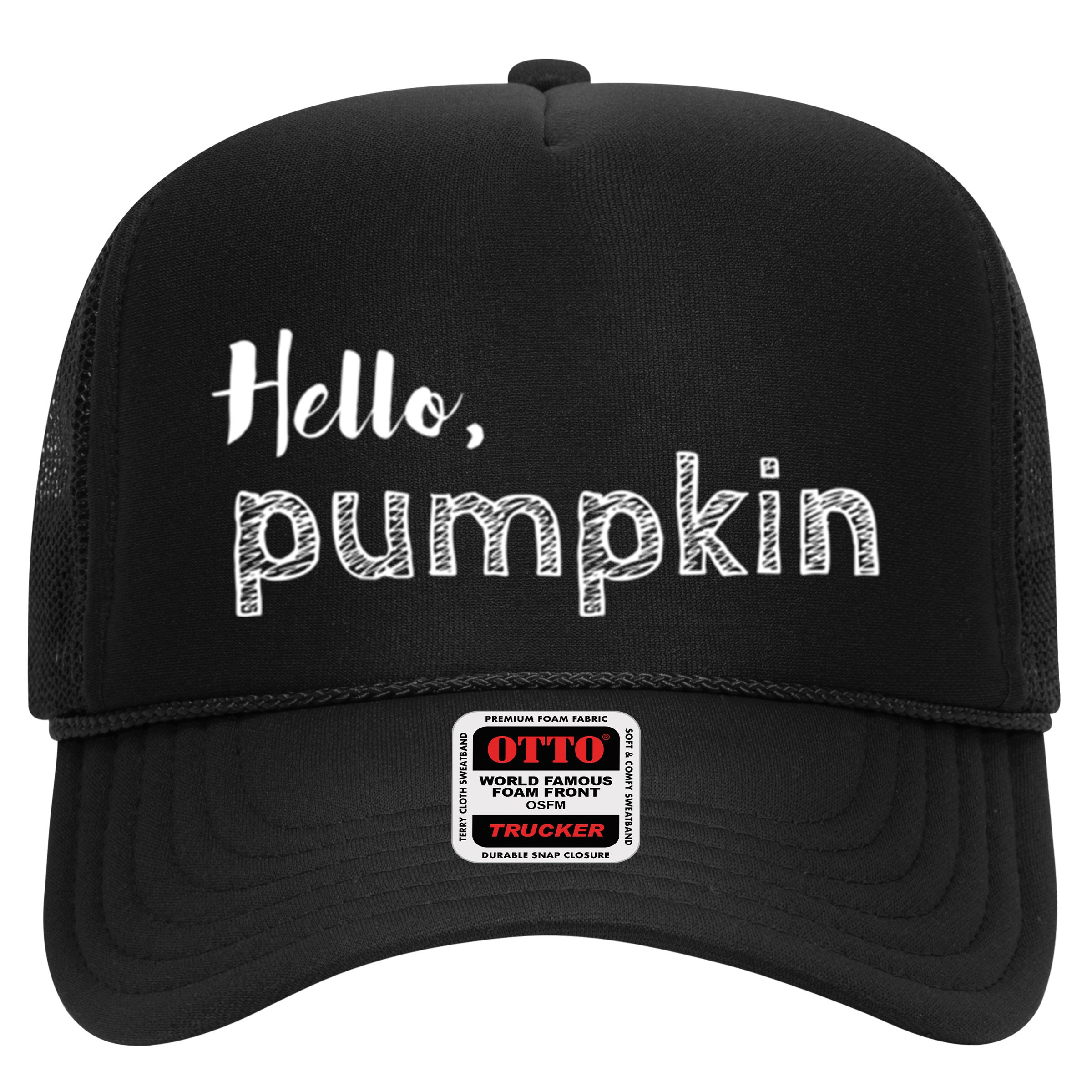 Hello Pumpkin Fall Inspired Autumn Gift Hat
