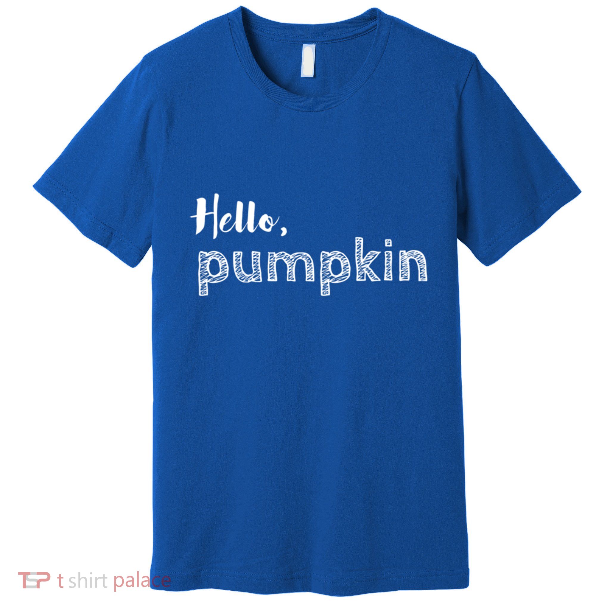 Hello Pumpkin Fall Inspired Autumn Gift Premium T-Shirt